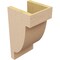 Ekena Millwork 7"W x 7"D x 14"H Wide Alpine Rough Cedar Woodgrain TimberThane Corbel, Primed Tan CORUR07X07X14ALPRCPR - alternate 3